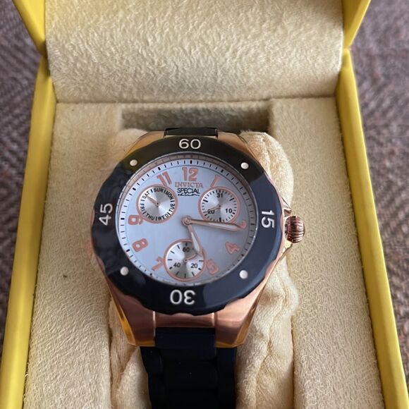 Invicta Couture Rose Gold and Black Watch main image 5
